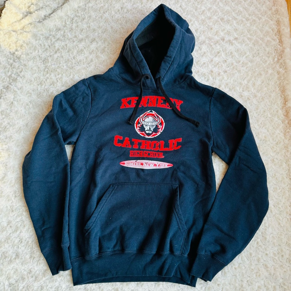District The Concert Fleece Navy Cotton Gaels Hoodie Sweatshirt Size XS